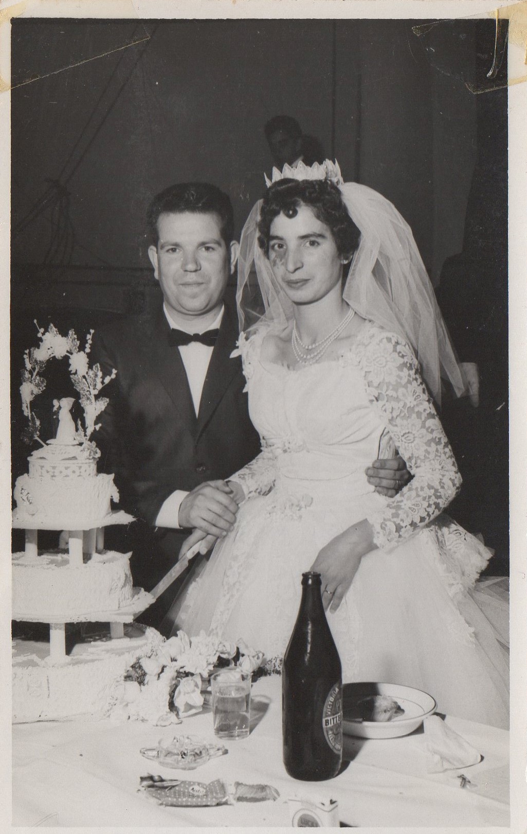From their wedding - April 15, 1961.
